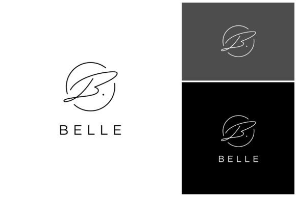 Download Letter B Signature Font Logo - Nature Collection
