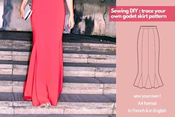 Download Sewing Drafting : Maxi Godet Skirt - Drafting Collection