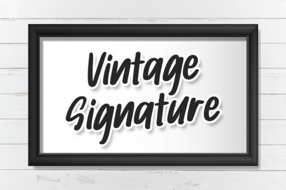 Download Vintage Signature - Nature Collection