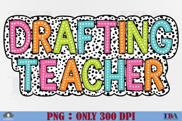 Download Drafting Teacher PNG Dalmatian Dots - Drafting Collection